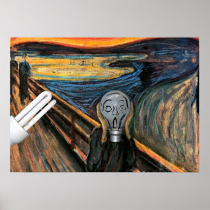The Screaming Lightbulb Poster