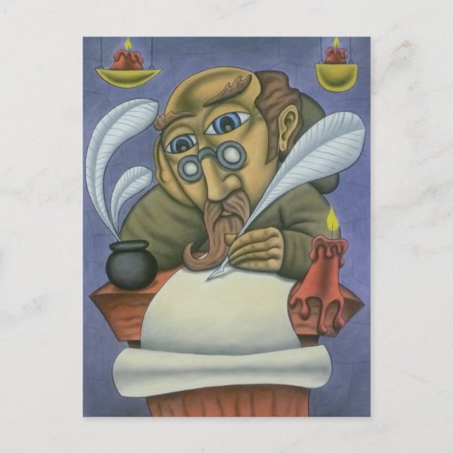 The Scribe Postcard (Front)