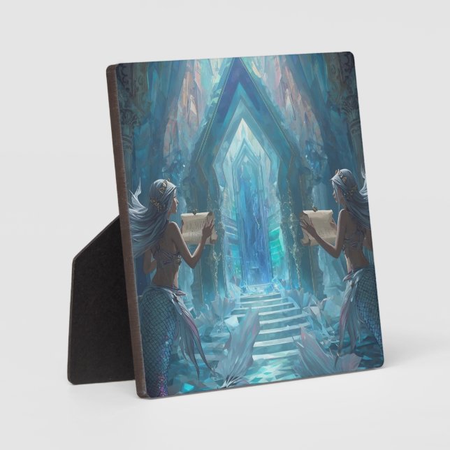 The Scroll Keepers of the Deep” Plaque (Front)