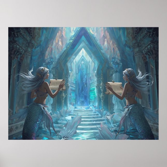 The Scroll Keepers of the Deep” Poster (Front)