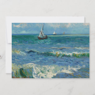 The Sea at Les Saintes Maries de la Mer Van Gogh Announcement