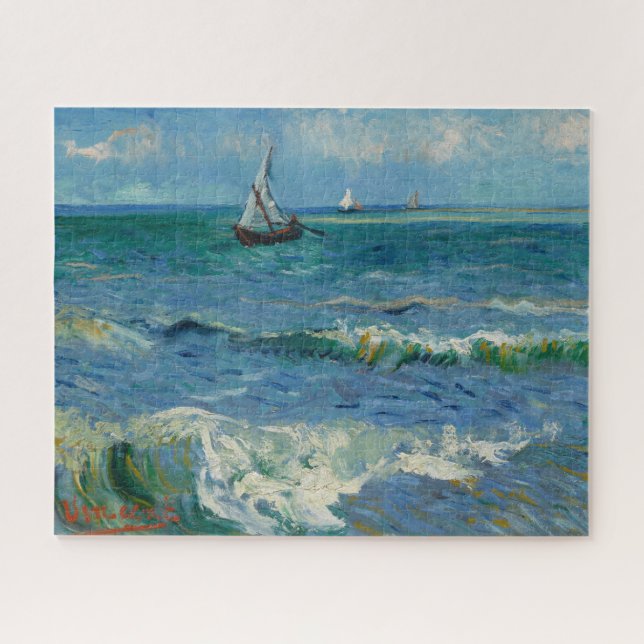 The Sea at Les Saintes Maries de la Mer | Van Gogh Jigsaw Puzzle (Horizontal)