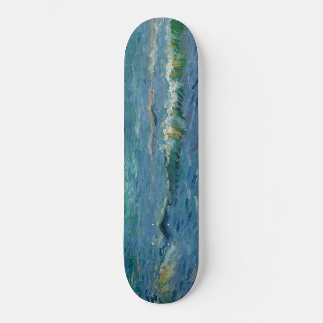 The Sea at Les Saintes Maries de la Mer | Van Gogh Skateboard (Front)