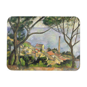 The Sea at l'Estaque, 1878 Magnet