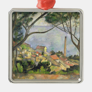 The Sea at l'Estaque, 1878 Metal Tree Decoration