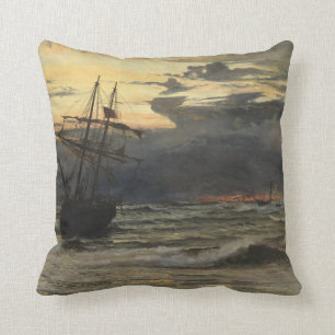 The Sea-Beach after a Storm Time, Dawn Cushion
