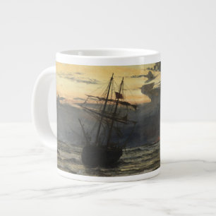 The Sea-Beach after a Storm Time, Dawn Large Coffee Mug