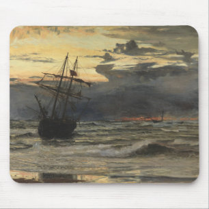 The Sea-Beach after a Storm Time, Dawn Mouse Pad