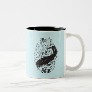 The Sea Breeze Is Perfume Two-Tone Coffee Mug