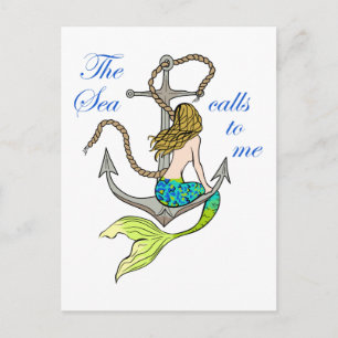 The Sea Calls Postcard