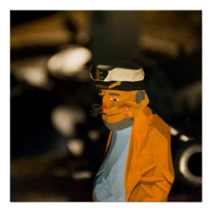 THE SEA CAPTAIN 20 X 20 POSTER