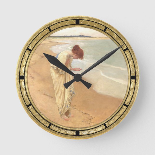 The Sea Hath Its Pearls Round Clock (Front)