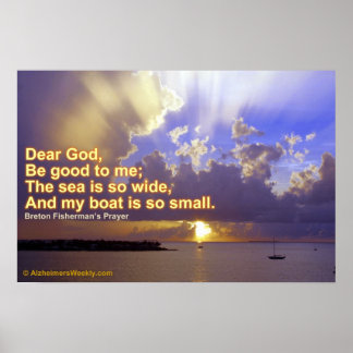 The sea is so wide-poster poster