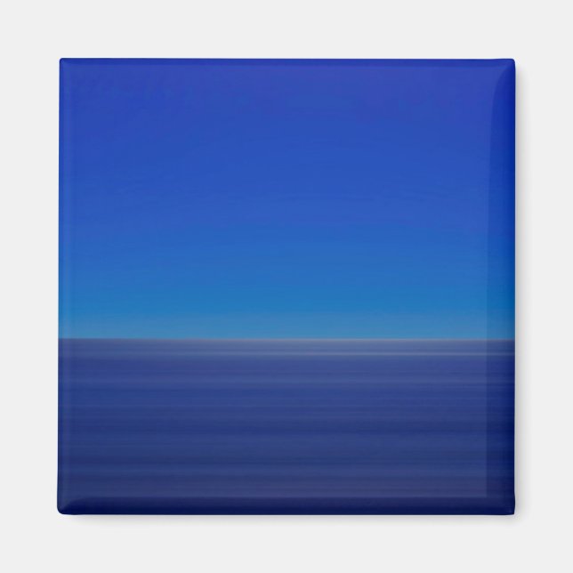 "The sea meets the sky just before sunrise" Magnet (Front)