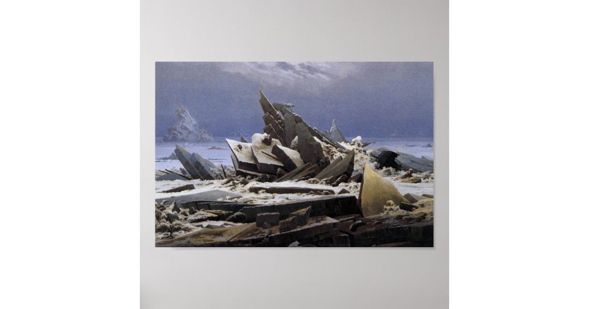 The Sea Of Ice Caspar David Friedrich Analysis www.zazzle.com.au