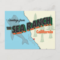 The Sea Ranch Large Letter Postcard - version 3