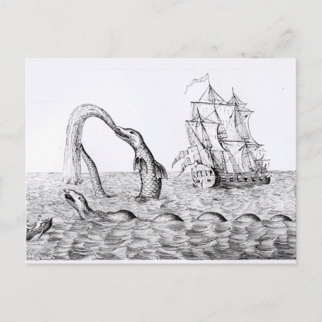The Sea Serpent Postcard (Front)