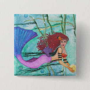 The Sea Sphere 15 Cm Square Badge