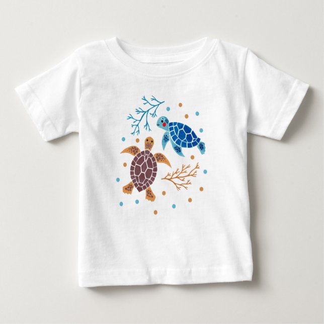 The Sea Turtle Baby T-Shirt (Front)