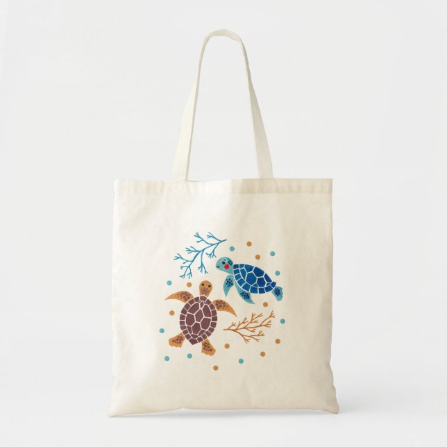 The Sea Turtle Tote Bag (Front)