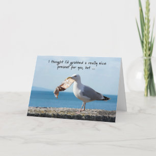 The Seagull and the Non Present Birthday Card