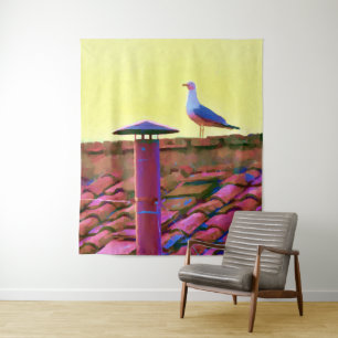 The seagull on an Afternoon of Conclave Tapestry