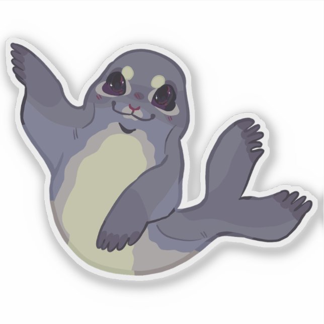The Seal // Custom-Cut Vinyl Sticker (Front)
