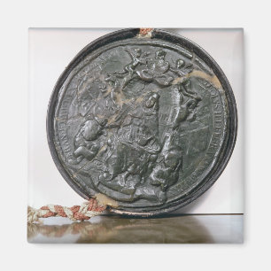 The seal of King Charles II Magnet