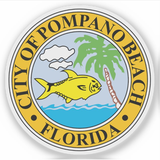 The Seal of Pompano Beach, Florida  (Front)