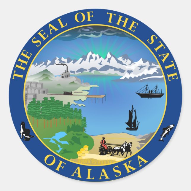 The Seal of the State of Alaska (Front)