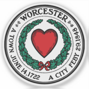 The Seal of Worcester, Massachusetts, USA