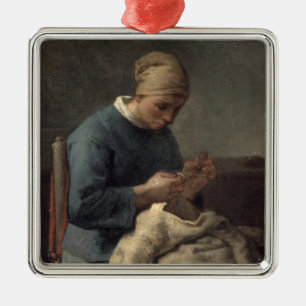 The Seamstress Metal Ornament