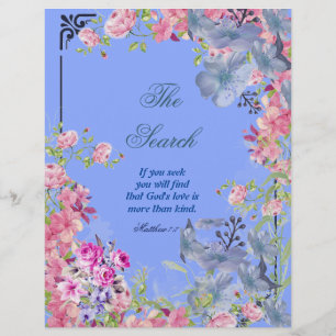 The Search Poem Personalised Paper