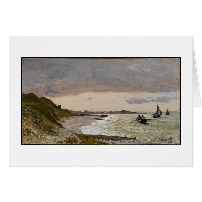 The Seashore at Sainte-Adresse, 1864 (Front Horizontal)
