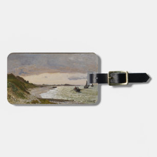 The Seashore at Sainte-Adresse, 1864 Luggage Tag
