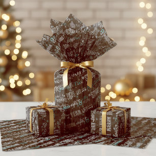 The Season Christmas Poem Pattern ID593 Tissue Paper