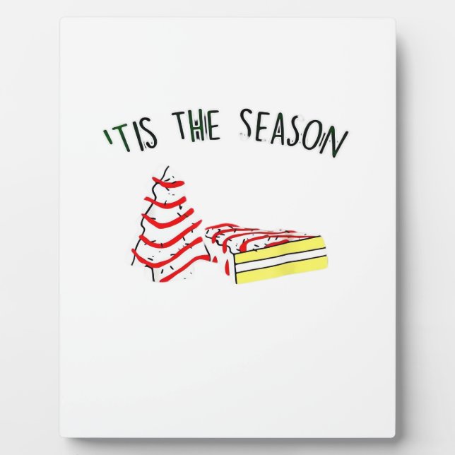 The Season Christmas Tree  Plaque (Front)