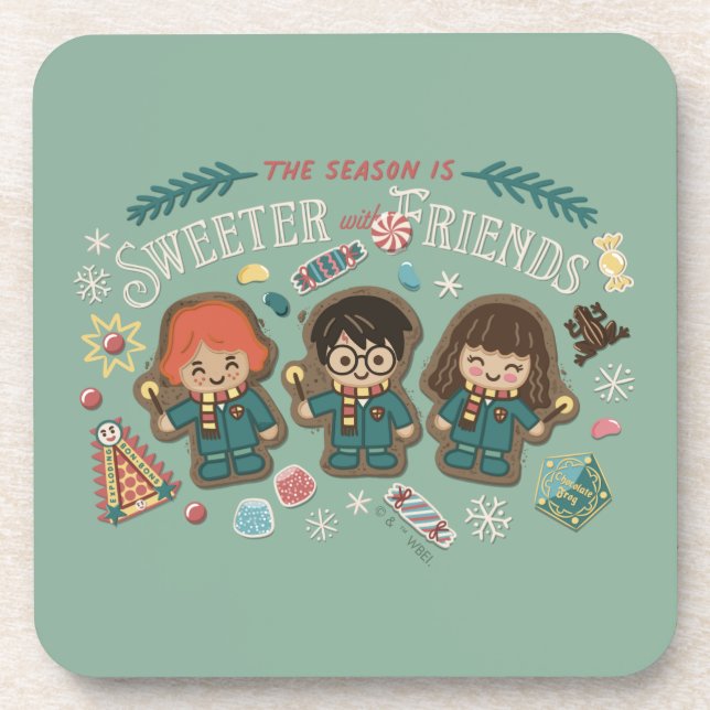 The Season is Sweeter with Friends Coaster (Front)
