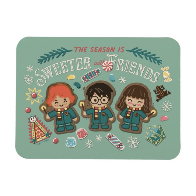The Season is Sweeter with Friends Magnet (Horizontal)