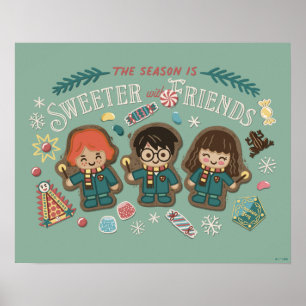 The Season is Sweeter with Friends Poster