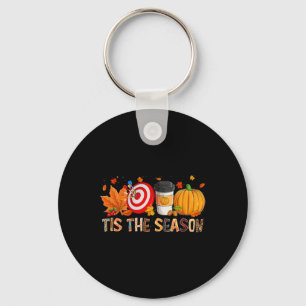 The Season Leopard Pumpkin Darts Halloween Fall Le Key Ring