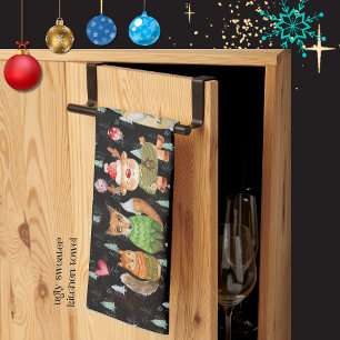 The Season to Rock Ugly Sweaters  Tea Towel