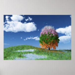 The Season Tree Print