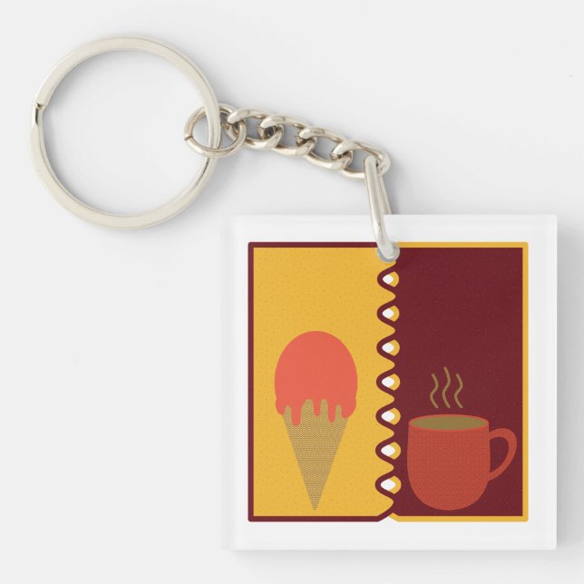 The Seasonal Shift Keychain (Front)
