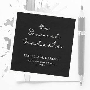 The Seasoned Graduate Personalised Napkin