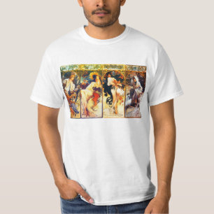 The Seasons 2nd set by Mucha T-shirt