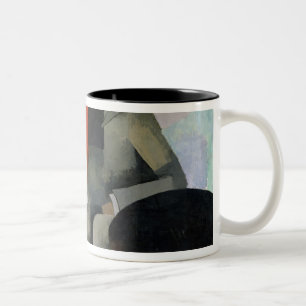 The Seated Man, or The Architect Two-Tone Coffee Mug