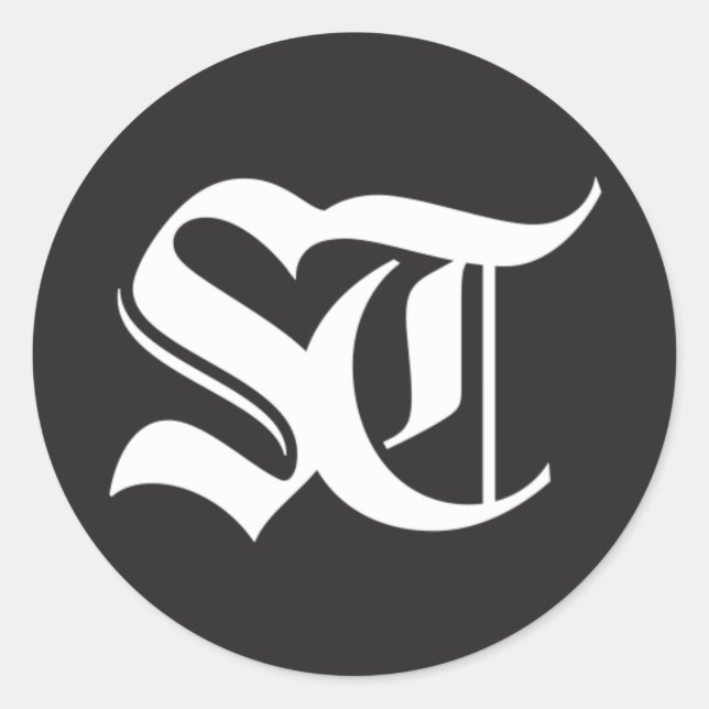 The Seattle Times Round Glossy Sticker (Front)