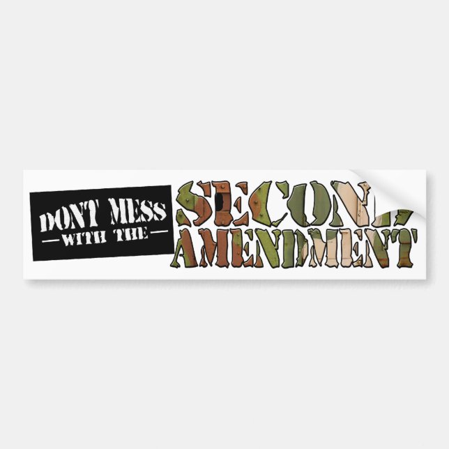 The Second Amendment Bumper Sticker (Front)