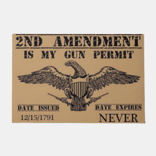 The Second Amendment Door Mat